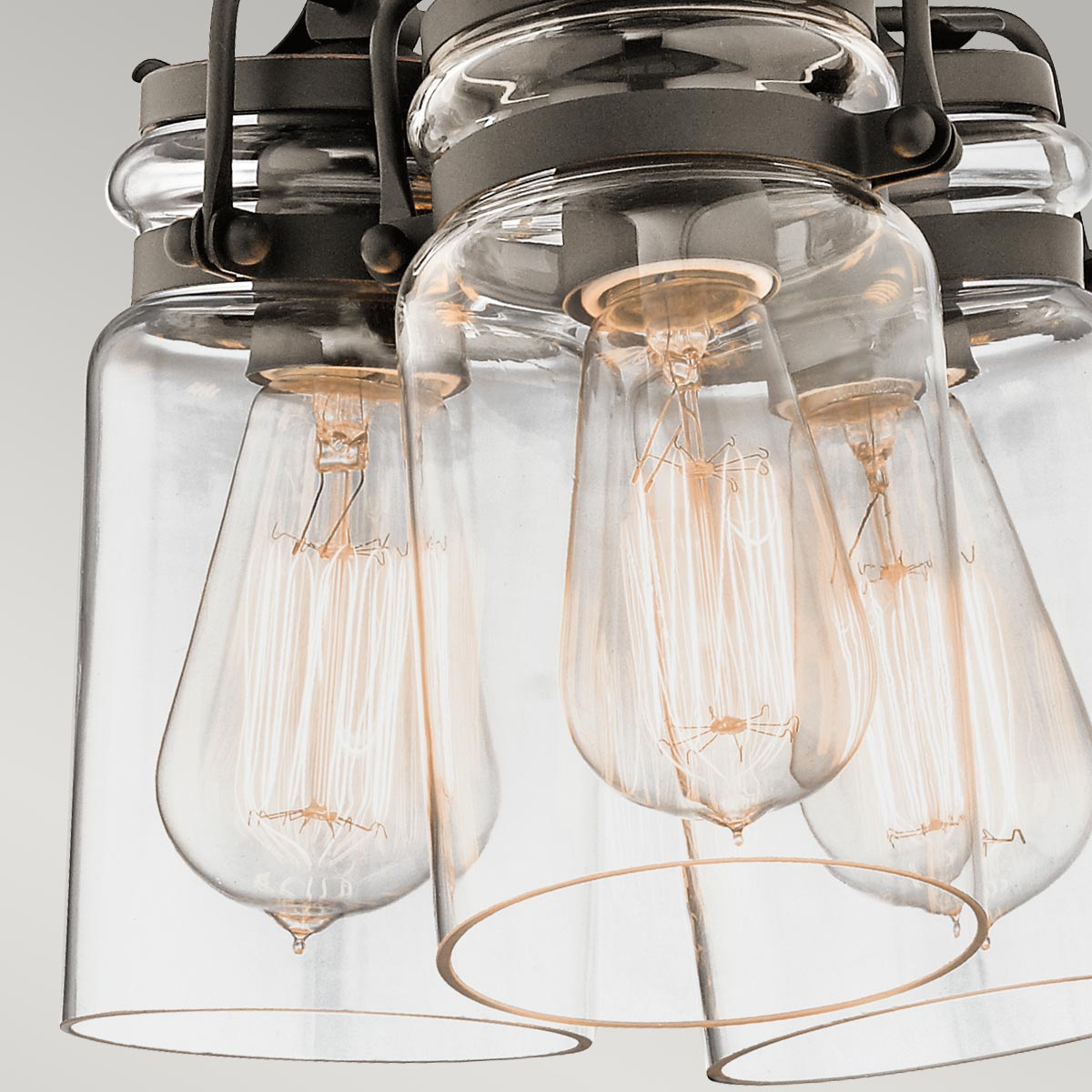 Kichler Brinley Pendelleuchte Bronze – Detailansicht