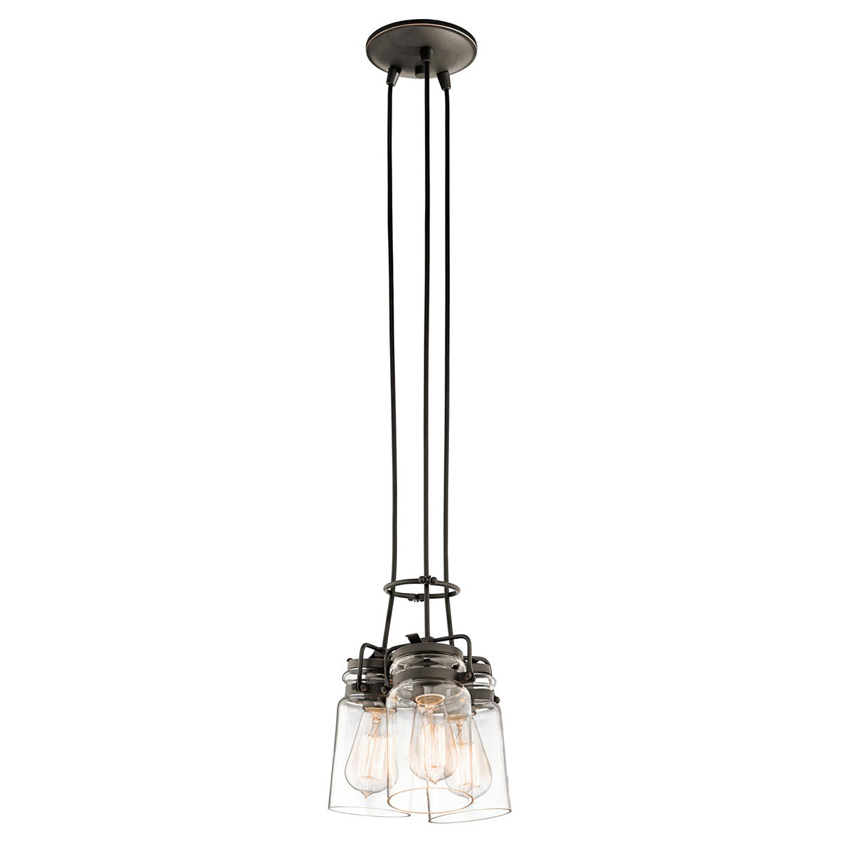Kichler Brinley Pendelleuchte Bronze – Wohnambiente