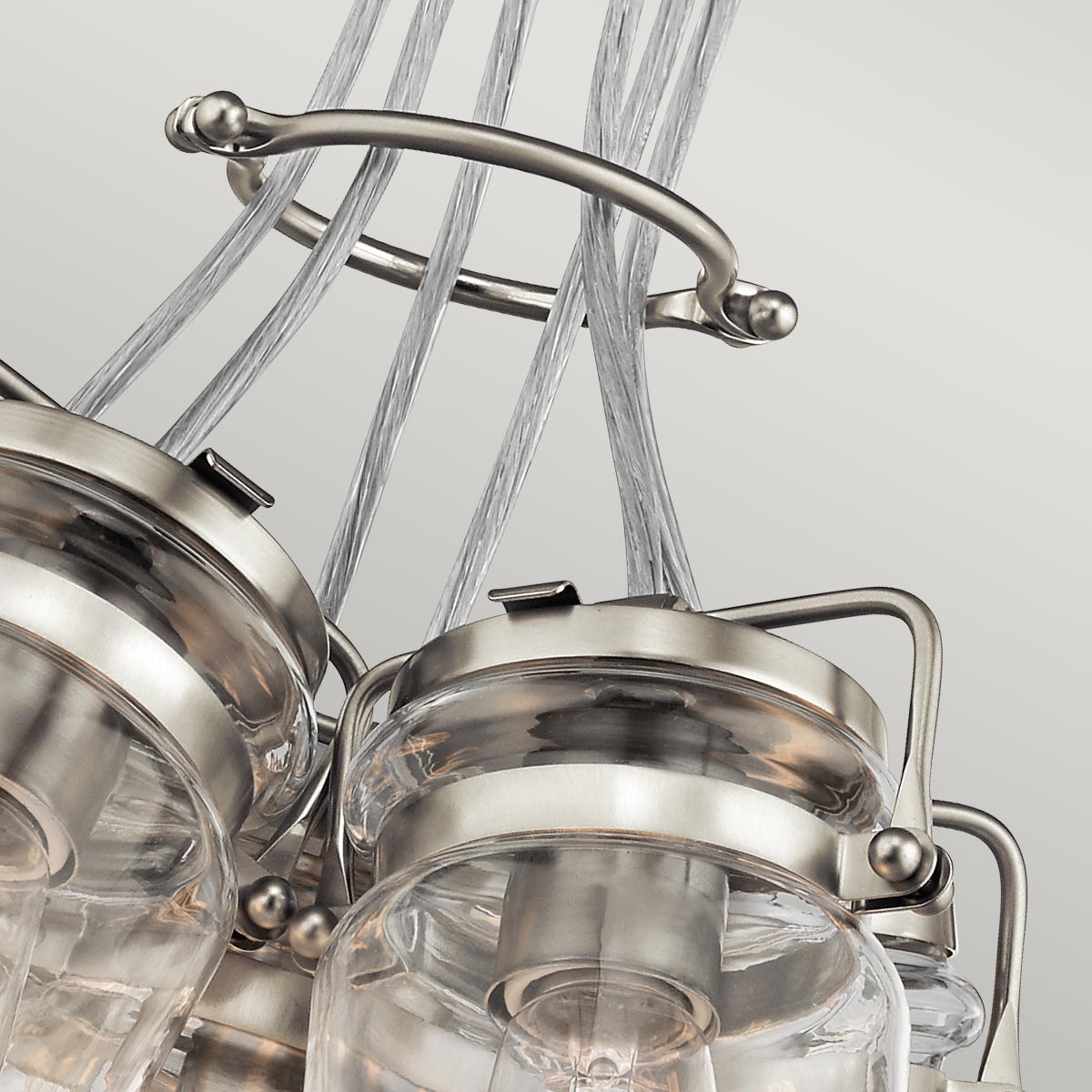 Kichler Brinley Pendelleuchte Nickel – Detailansicht 3