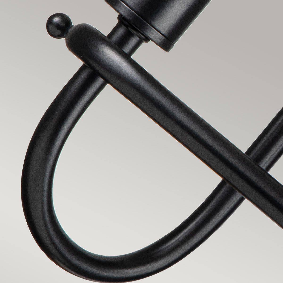 Kichler Capitol Wandleuchte Schwarz – Detailansicht 2
