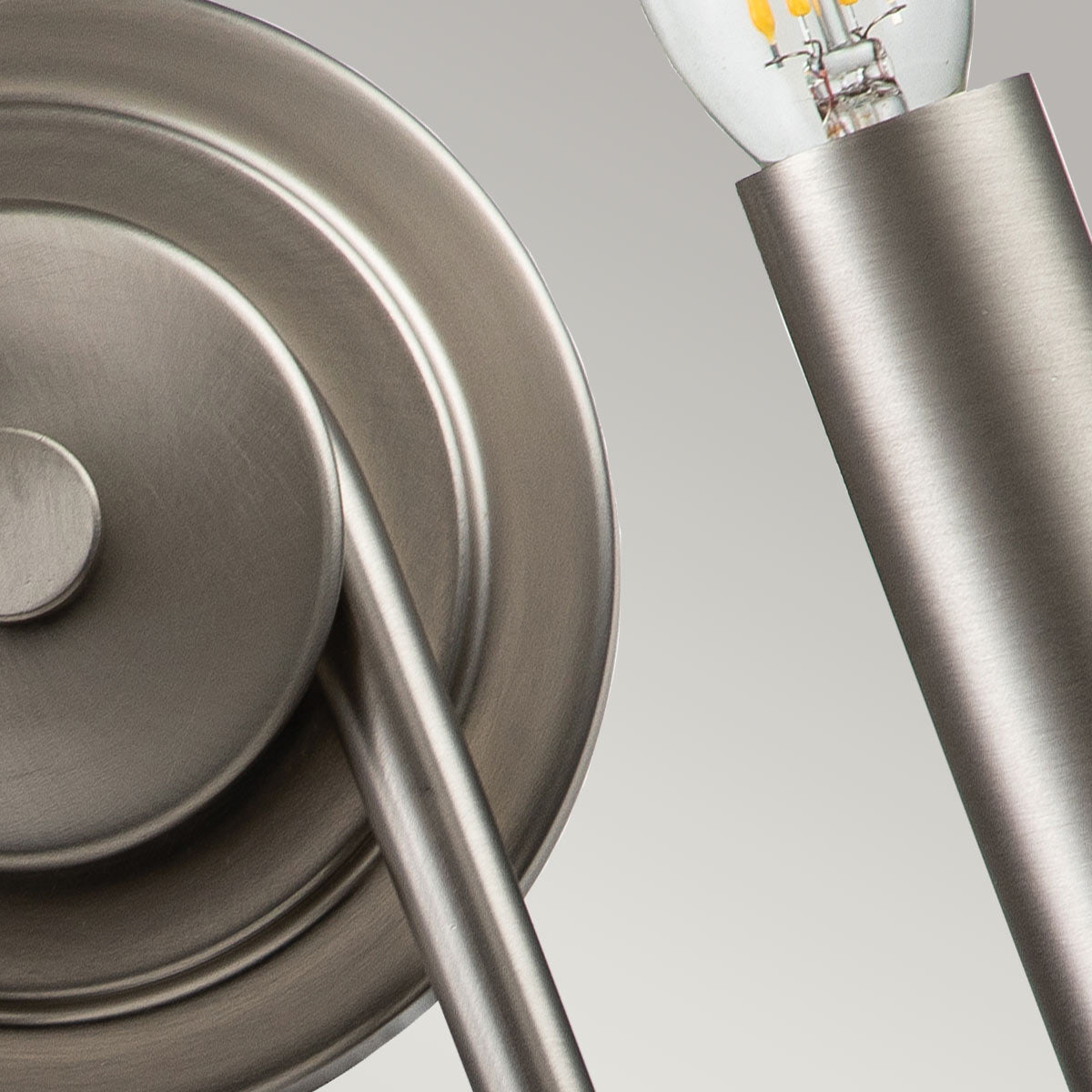 Kichler Capitol Wandleuchte Nickel – Detailansicht 3