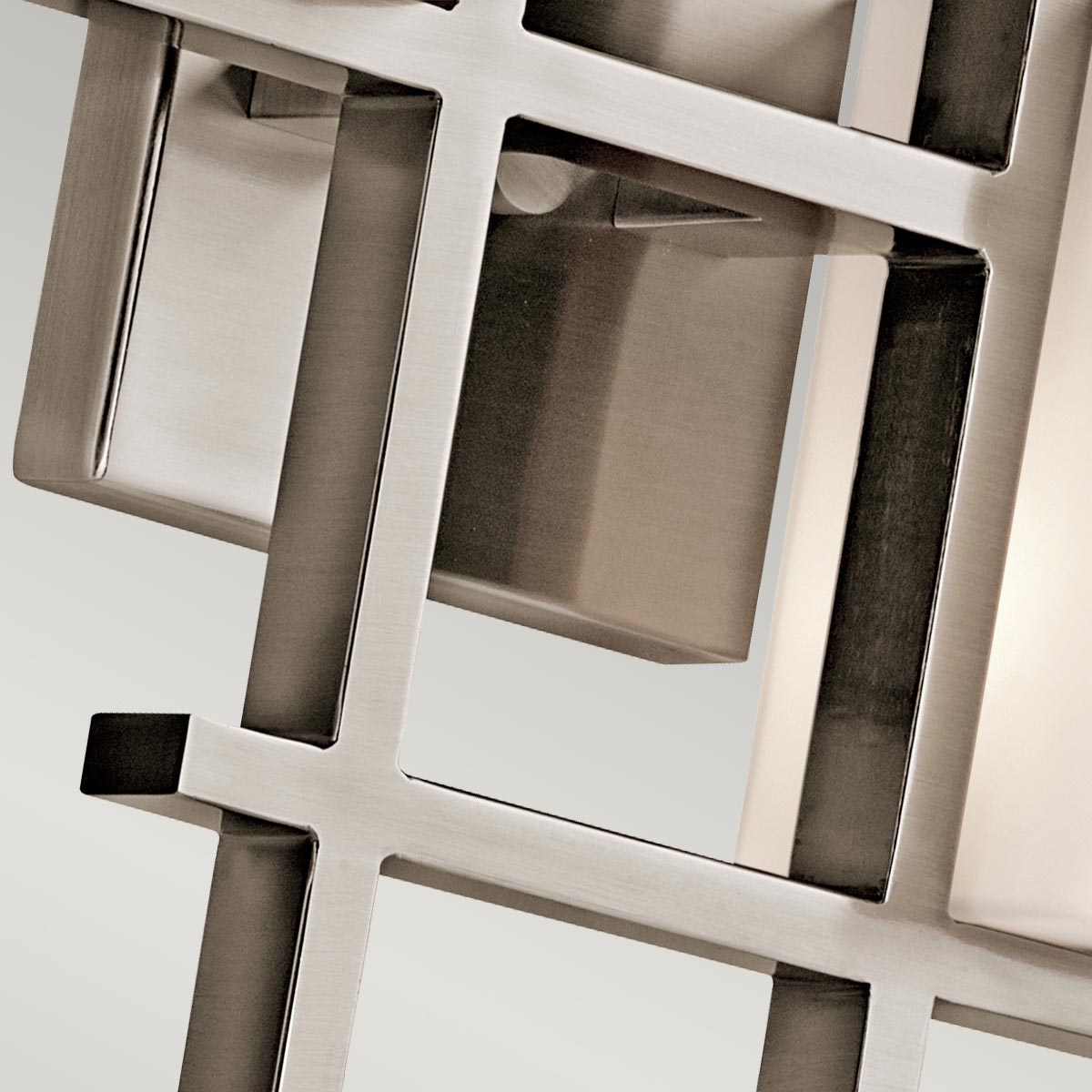Kichler City Wandleuchte Zinn – Detailansicht