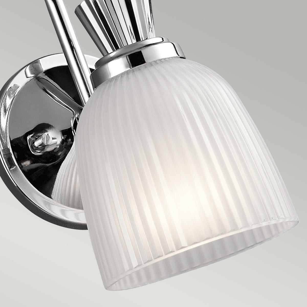 Kichler Cora Wandleuchte Chrom – Wohnambiente