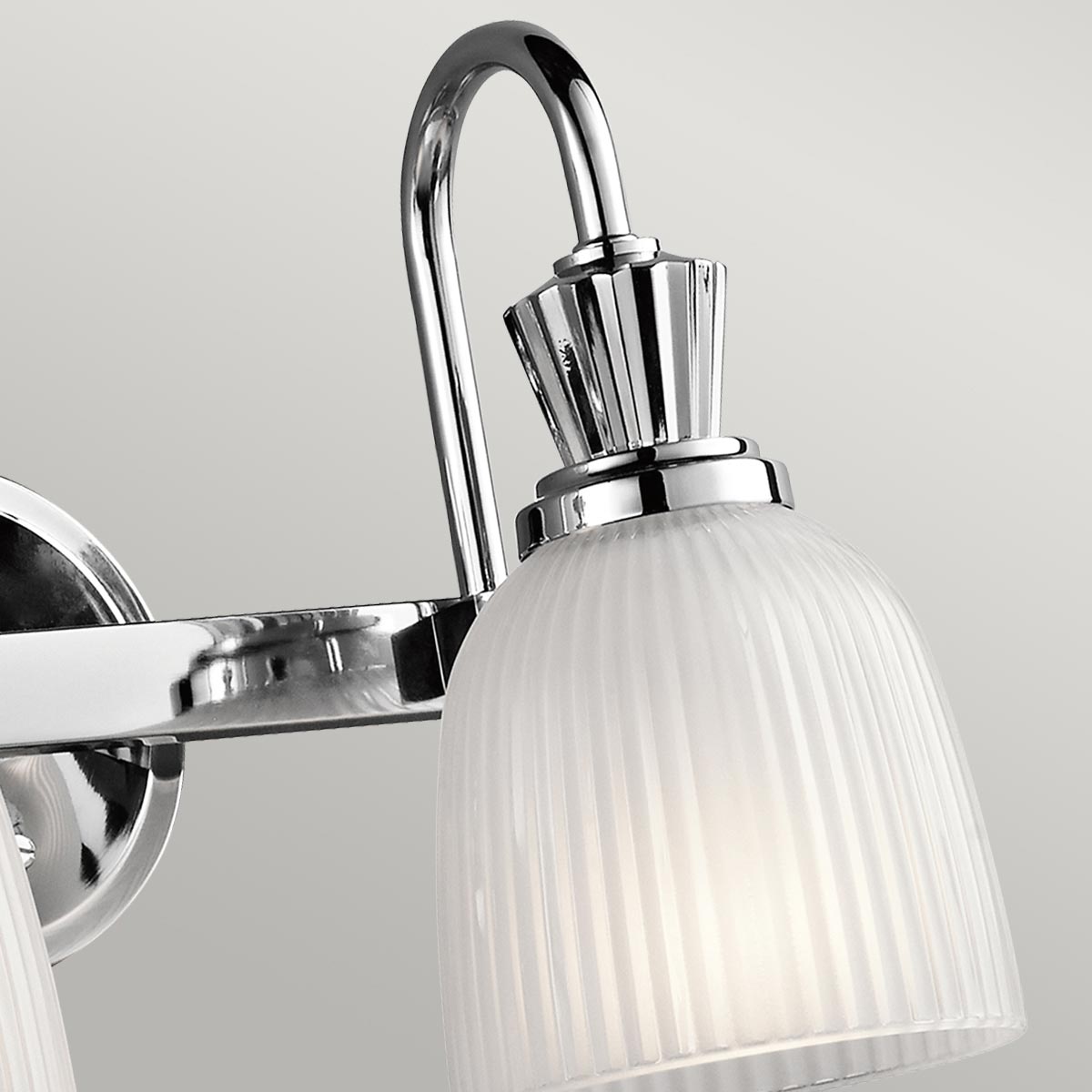 Kichler Cora Wandleuchte Chrom – Detailansicht