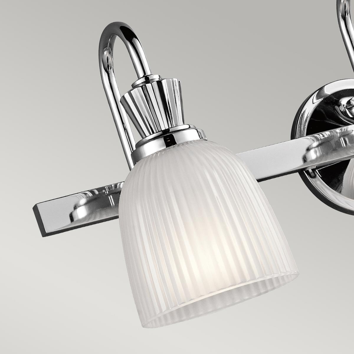 Kichler Cora Wandleuchte Chrom – Detailansicht