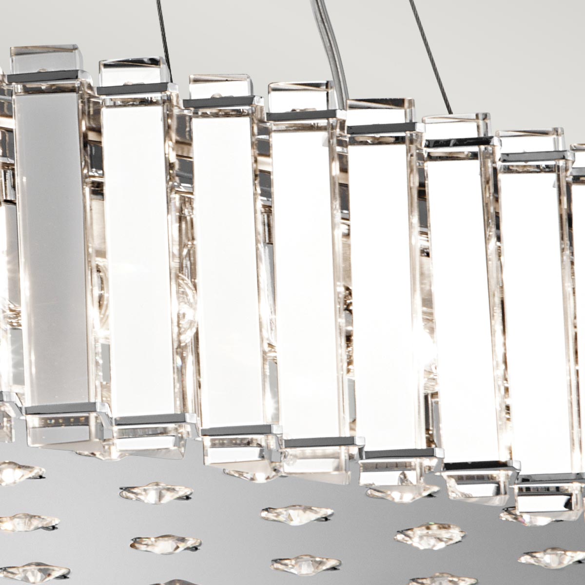 Kichler Crystal Pendelleuchte Chrom – Wohnambiente