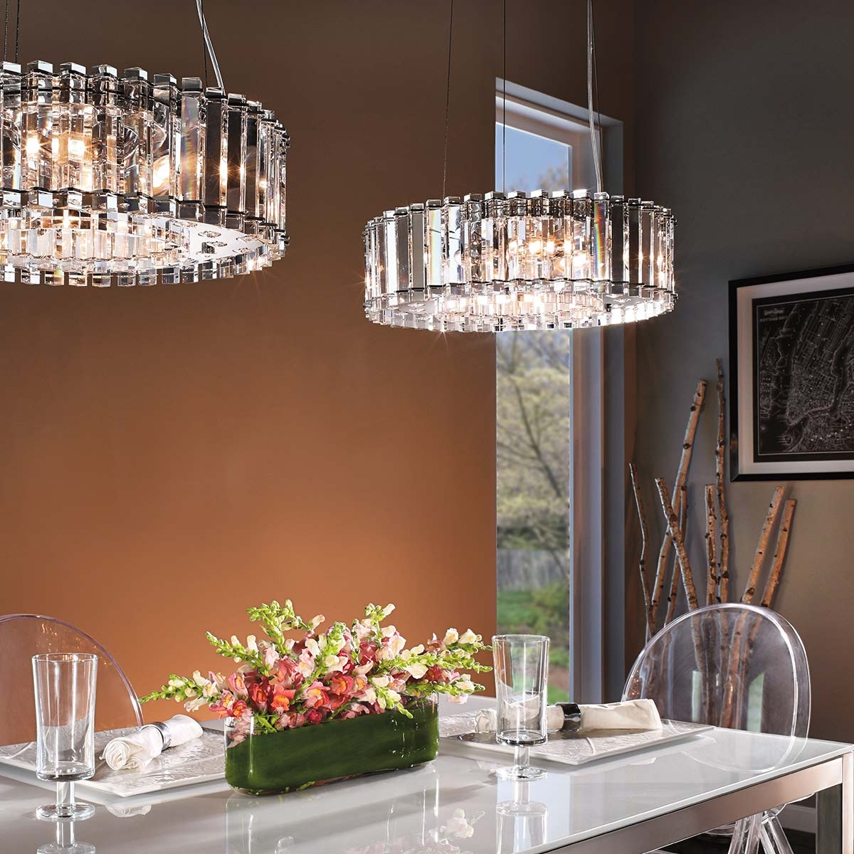 Kichler Crystal Kronleuchter Chrom – Detailansicht 4