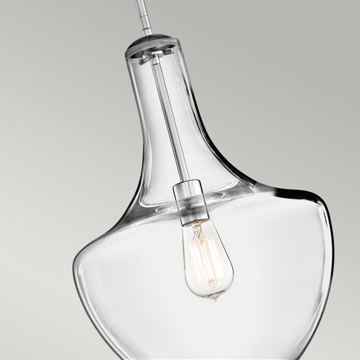 Kichler Everly Pendelleuchte Chrom – Detailansicht
