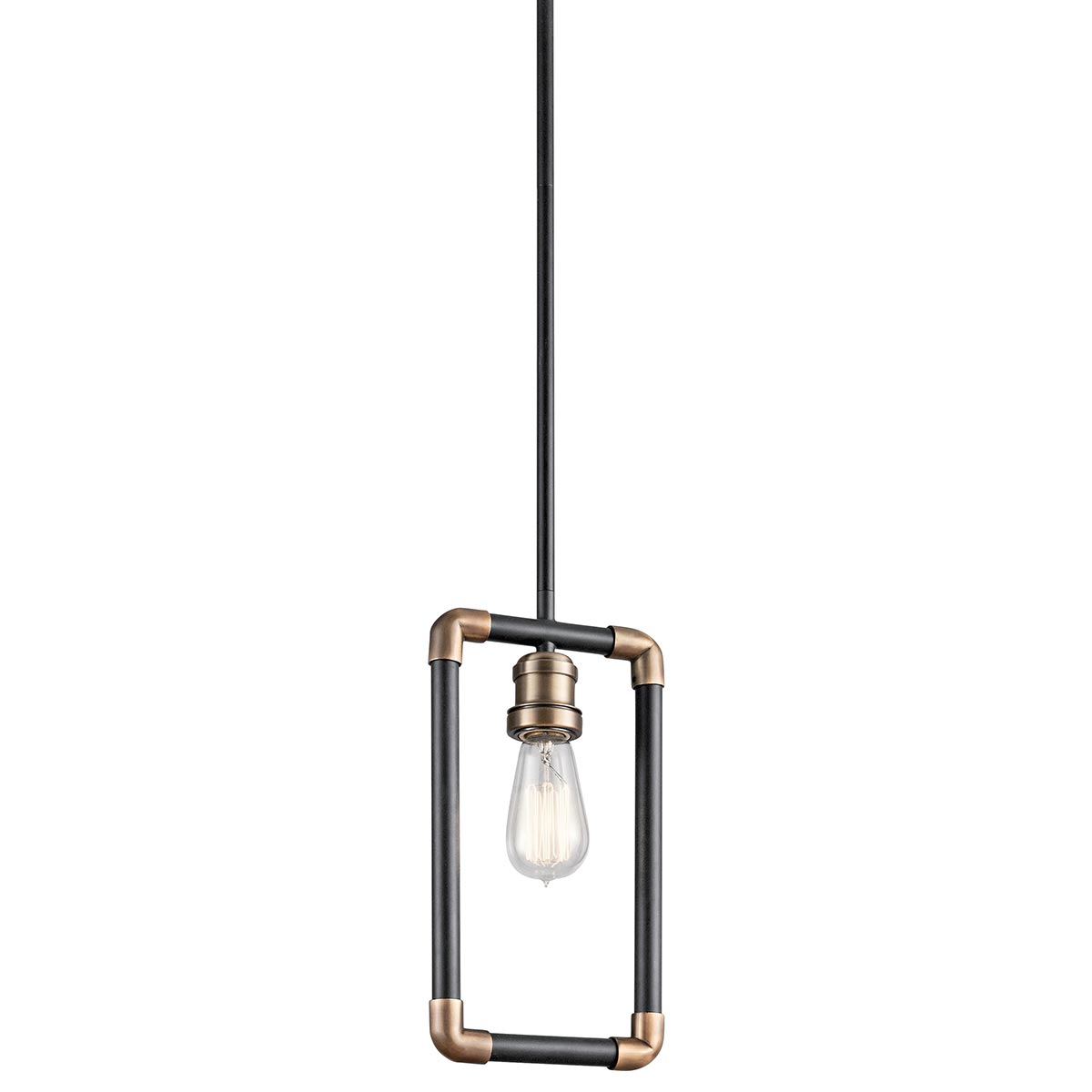 Kichler Imahn Pendelleuchte Schwarz, Messing