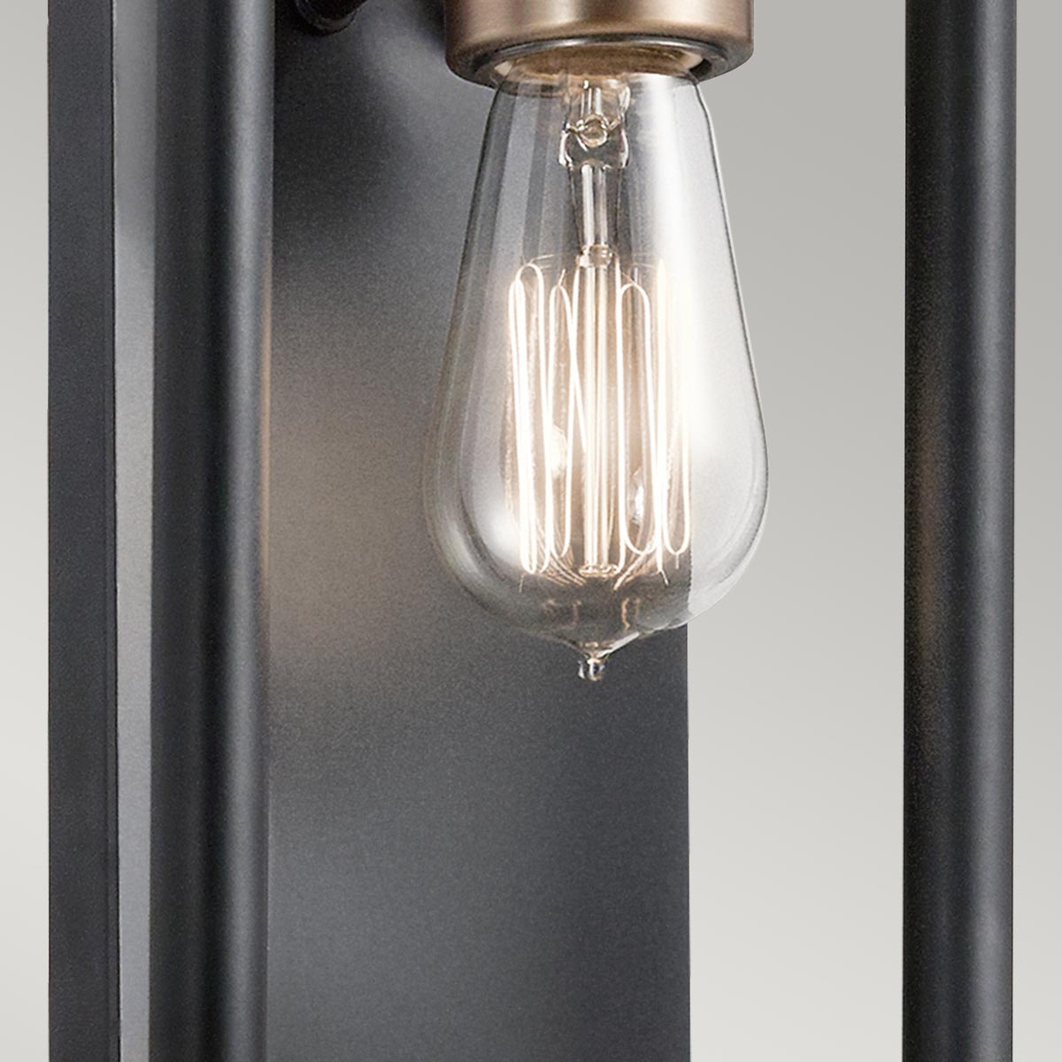 Kichler Imahn Wandleuchte Schwarz, Messing – Detailansicht 2