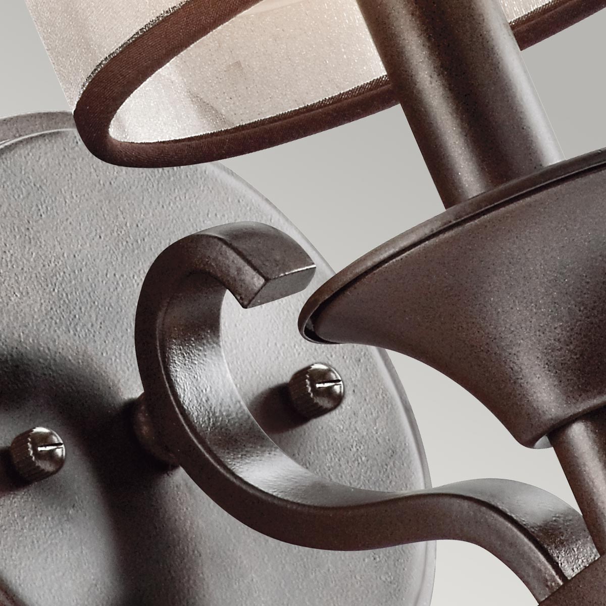 Kichler Lacey Wandleuchte Bronze – Detailansicht