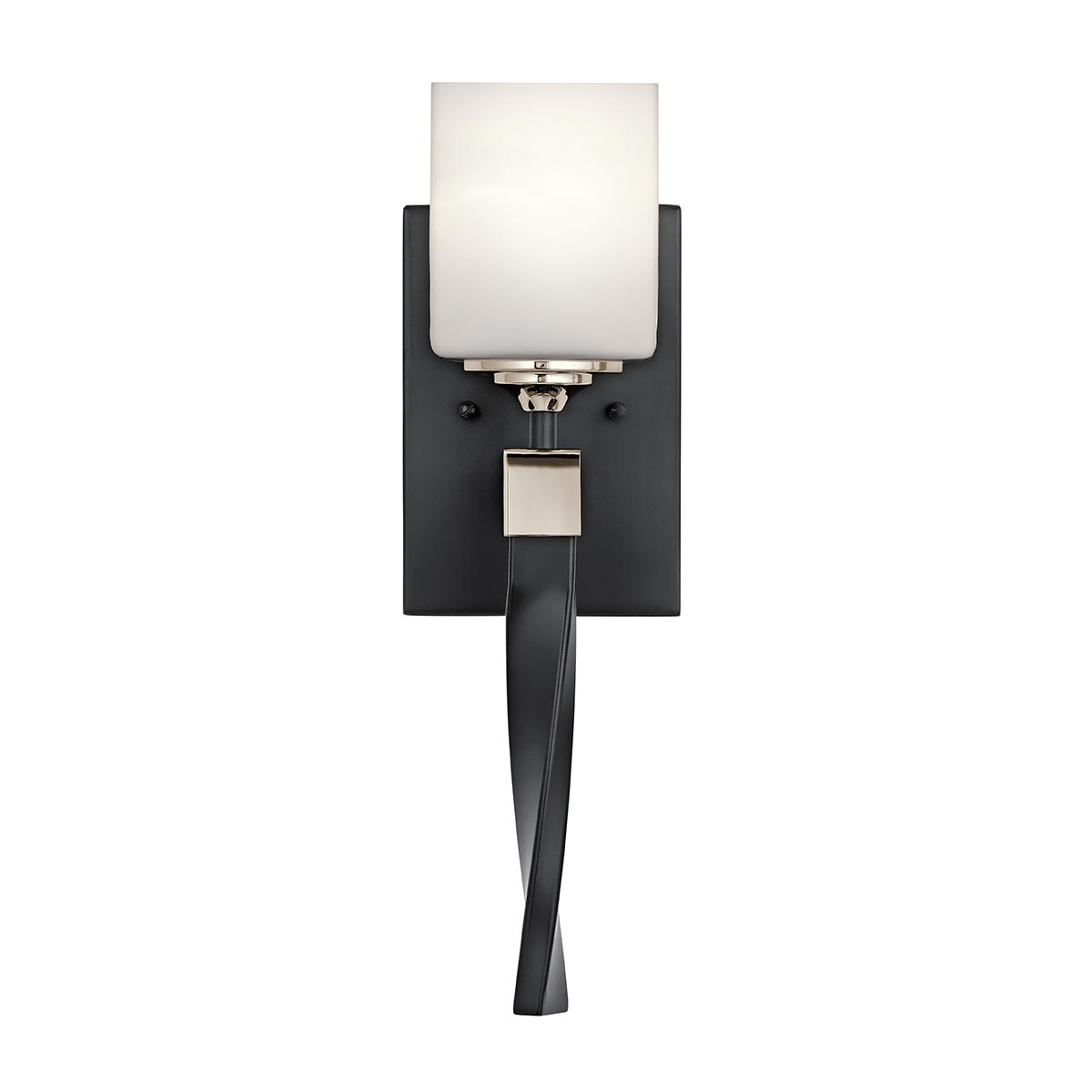 Kichler Marette Wandleuchte Schwarz, Nickel – Wohnambiente