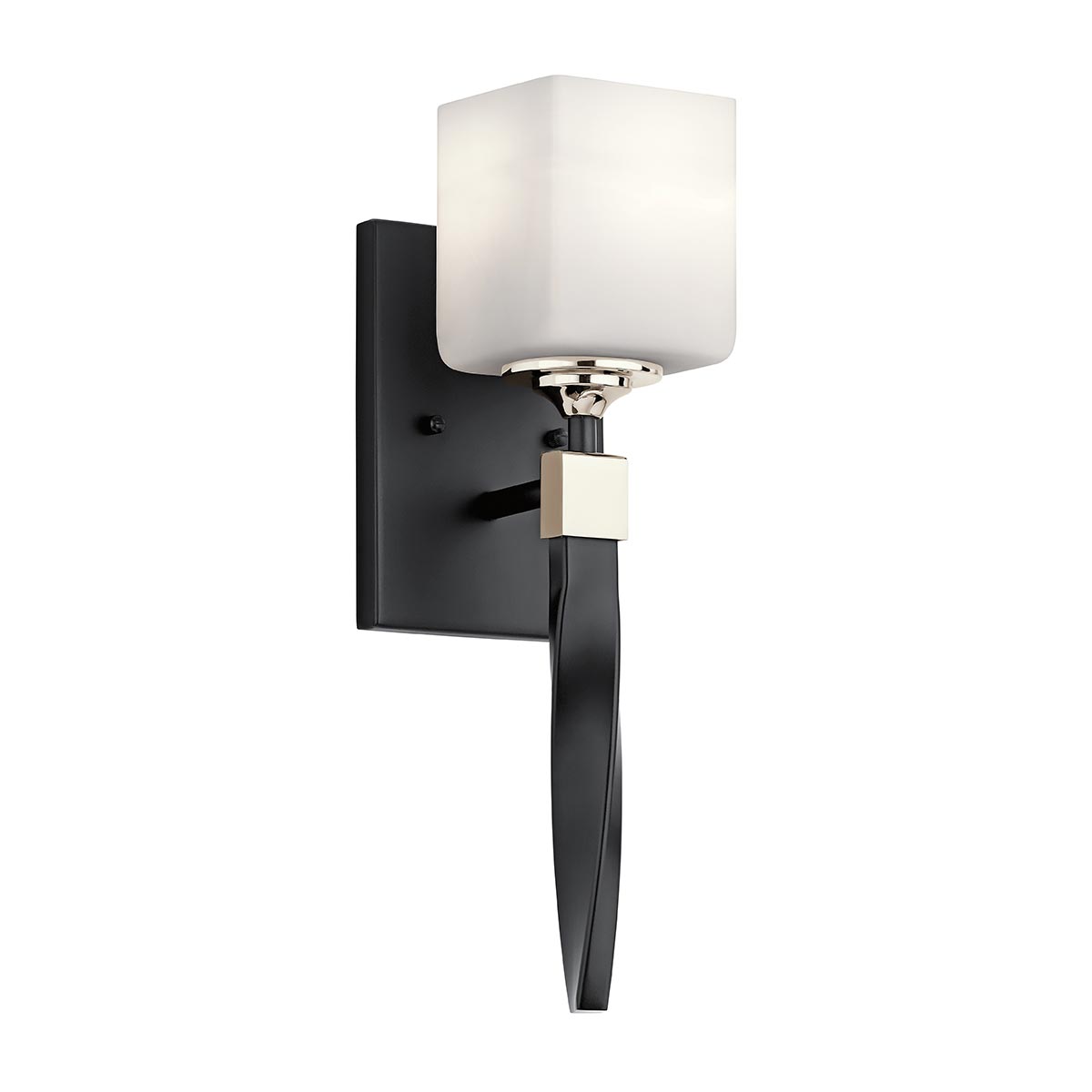 Kichler Marette Wandleuchte Schwarz, Nickel