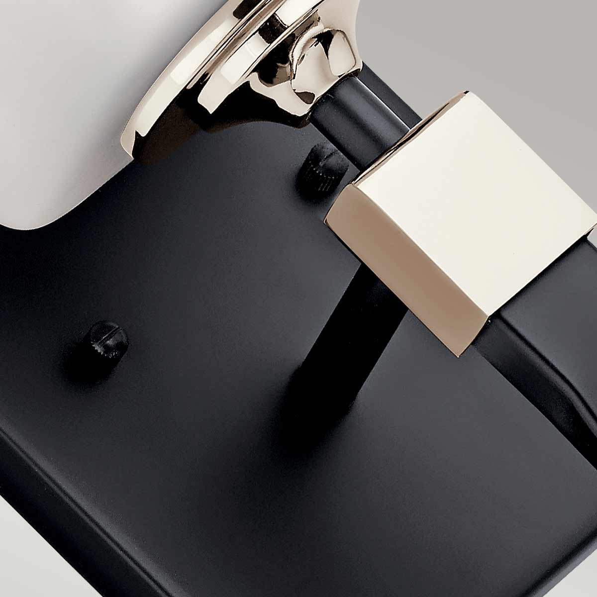 Kichler Marette Wandleuchte Schwarz, Nickel – Detailansicht