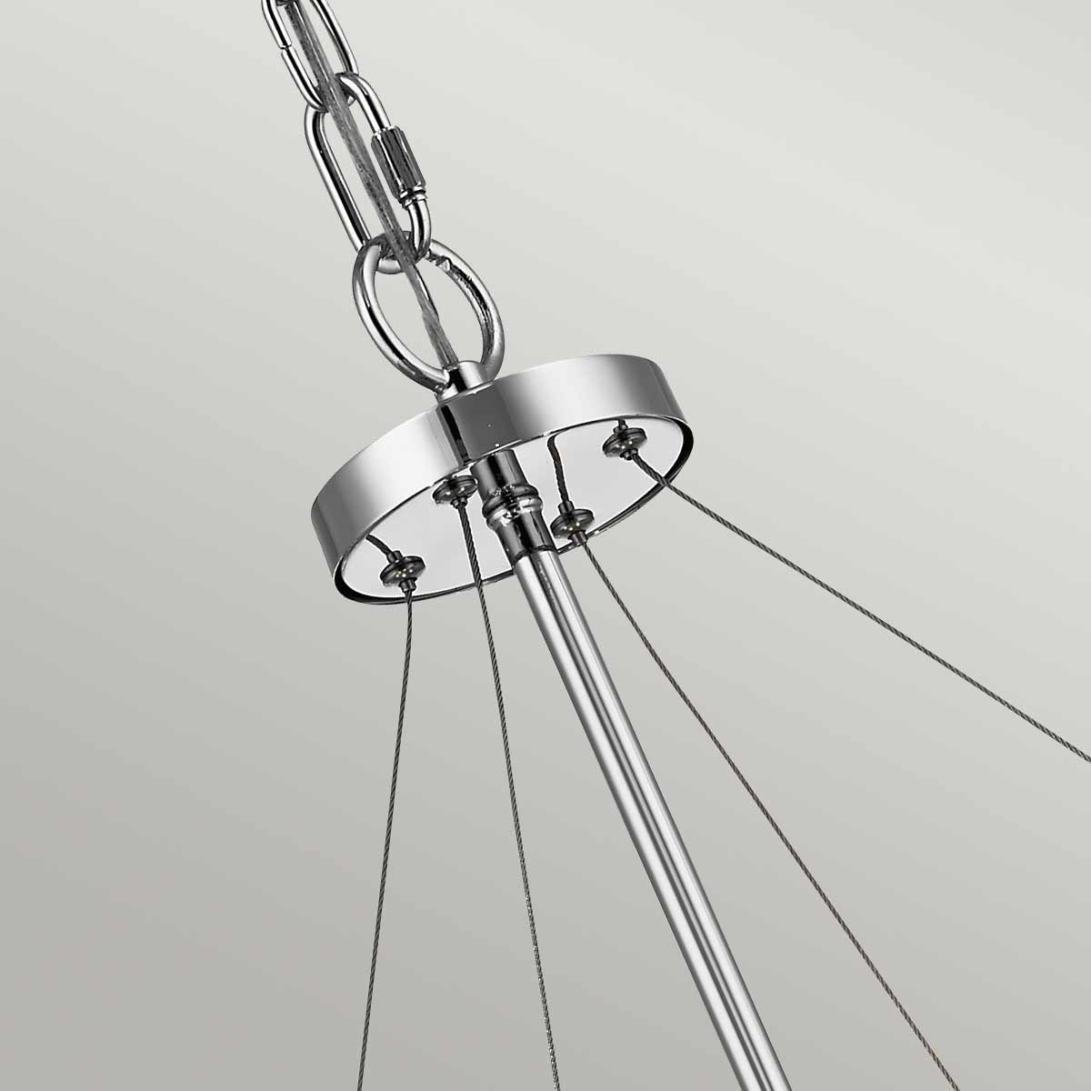 Kichler Piper Pendelleuchte Chrom – Detailansicht