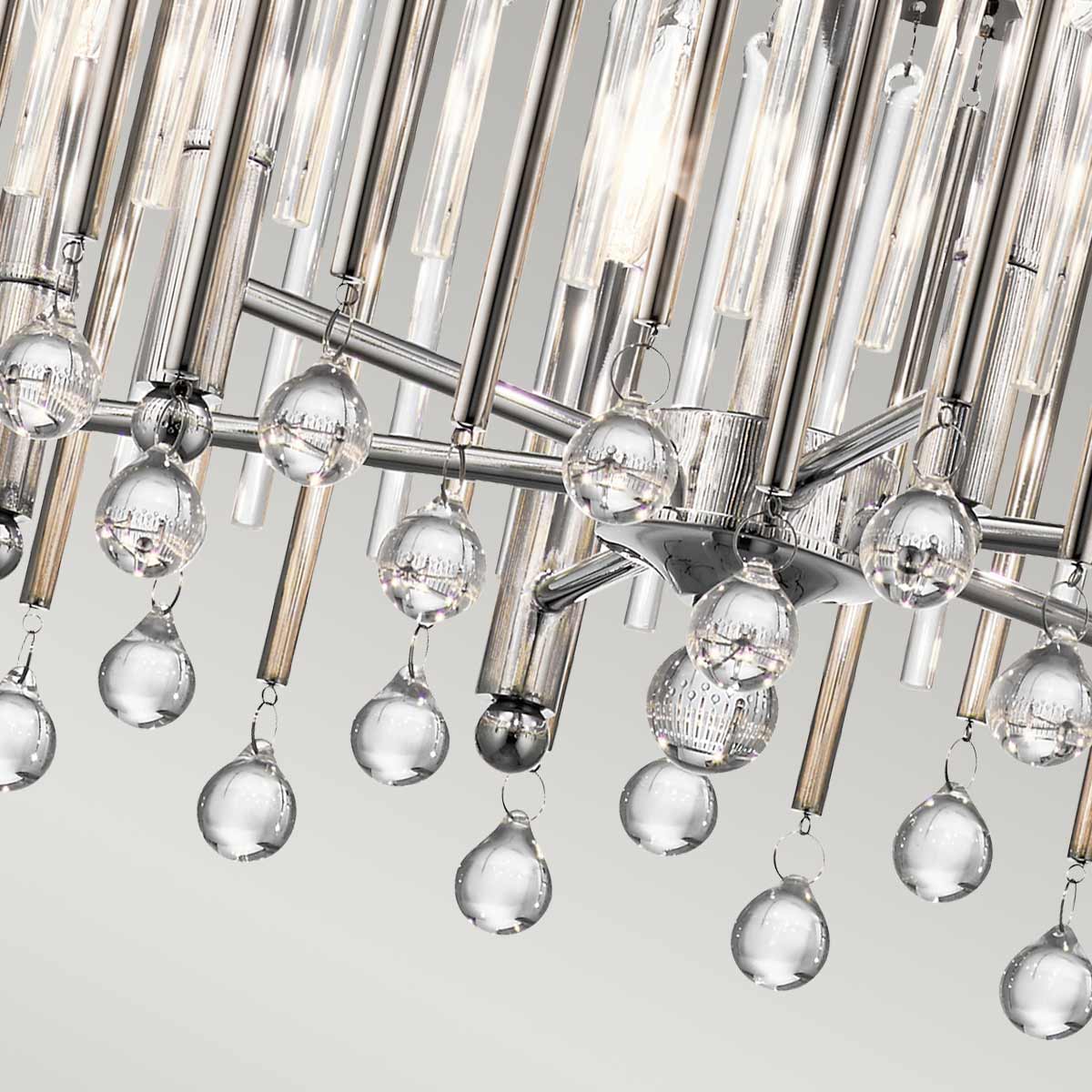 Kichler Piper Pendelleuchte Chrom – Detailansicht 2