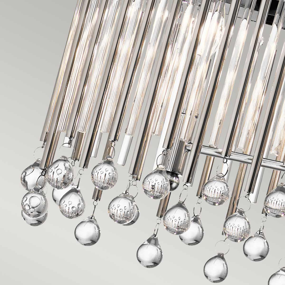 Kichler Piper Pendelleuchte Chrom – Detailansicht 2
