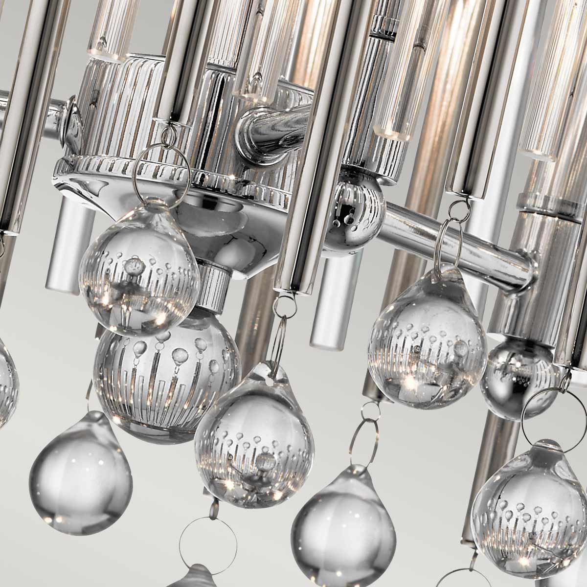 Kichler Piper Deckenleuchte Chrom – Detailansicht 2