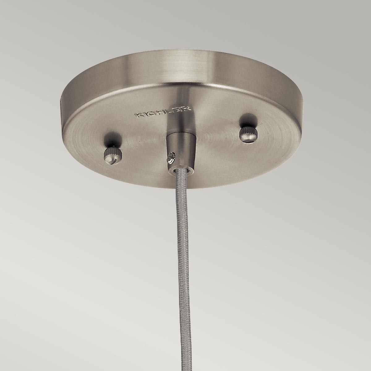 Kichler Riviera Pendelleuchte Nickel – Detailansicht