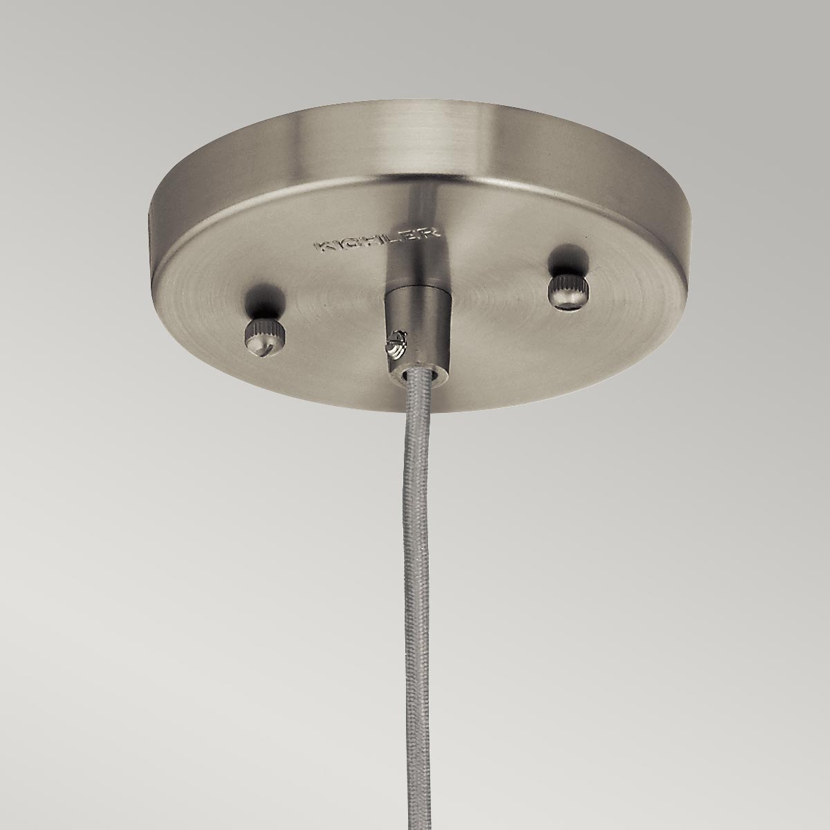 Kichler Riviera Pendelleuchte Nickel – Detailansicht