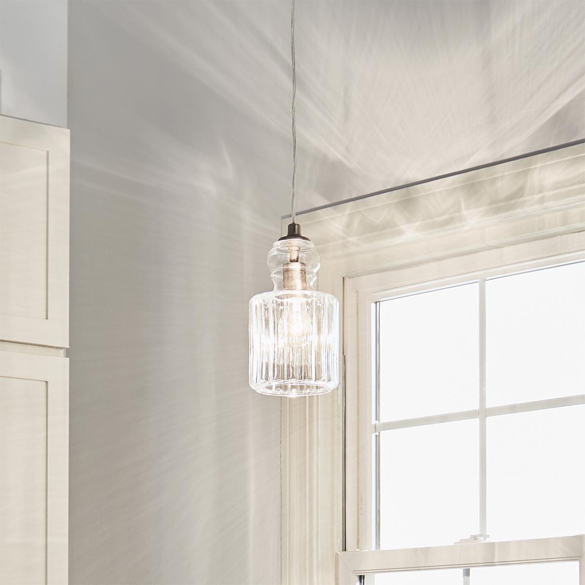 Kichler Riviera Pendelleuchte Nickel – Detailansicht 3