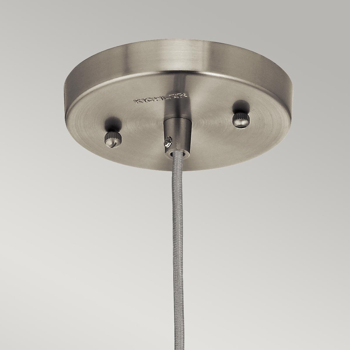 Kichler Riviera Pendelleuchte Nickel – Detailansicht