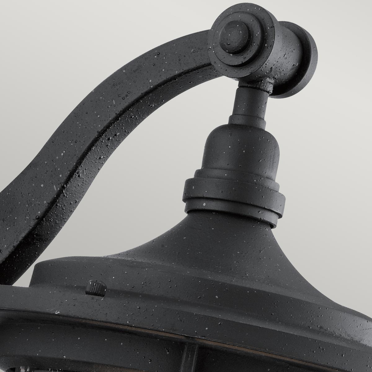 Kichler Royal Außenleuchte Schwarz – Detailansicht 2