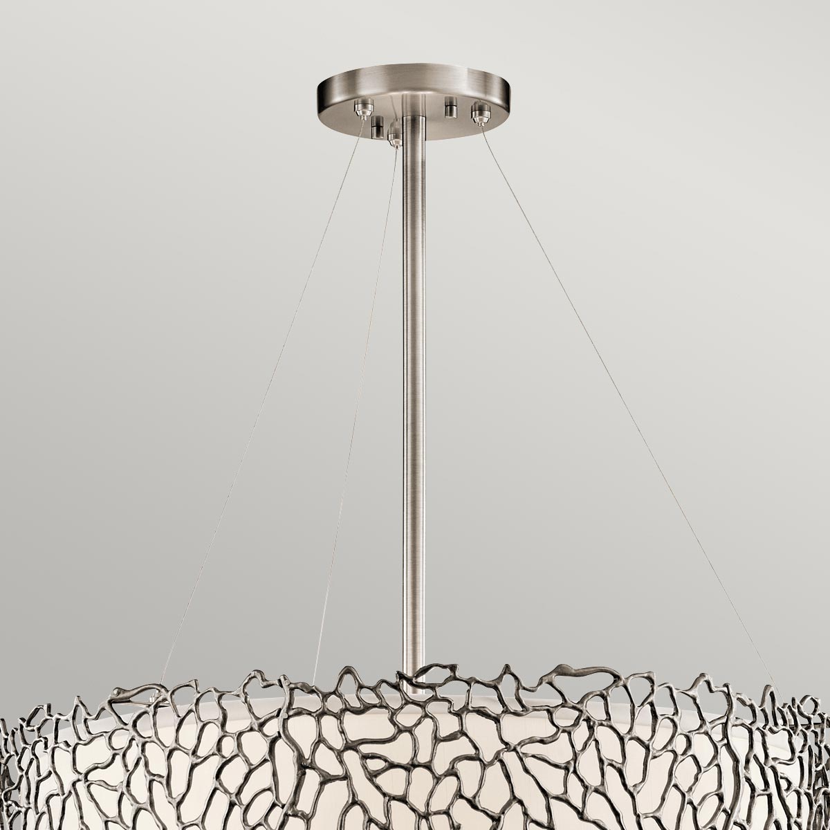 Kichler Silver Pendelleuchte Zinn – Detailansicht