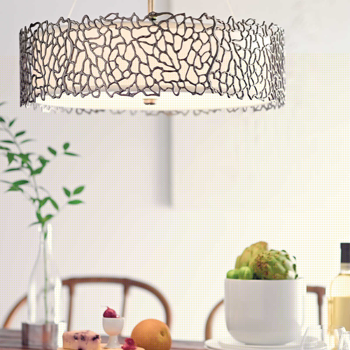 Kichler Silver Pendelleuchte Zinn – Wohnambiente