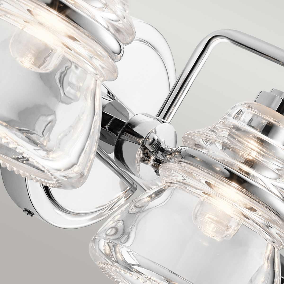 Kichler Talland Wandleuchte Chrom – Detailansicht