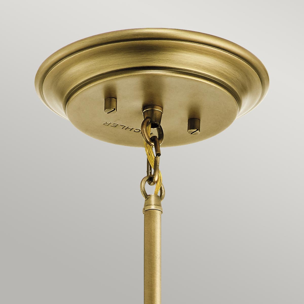 Kichler Waverly Pendelleuchte Messing – Detailansicht 2