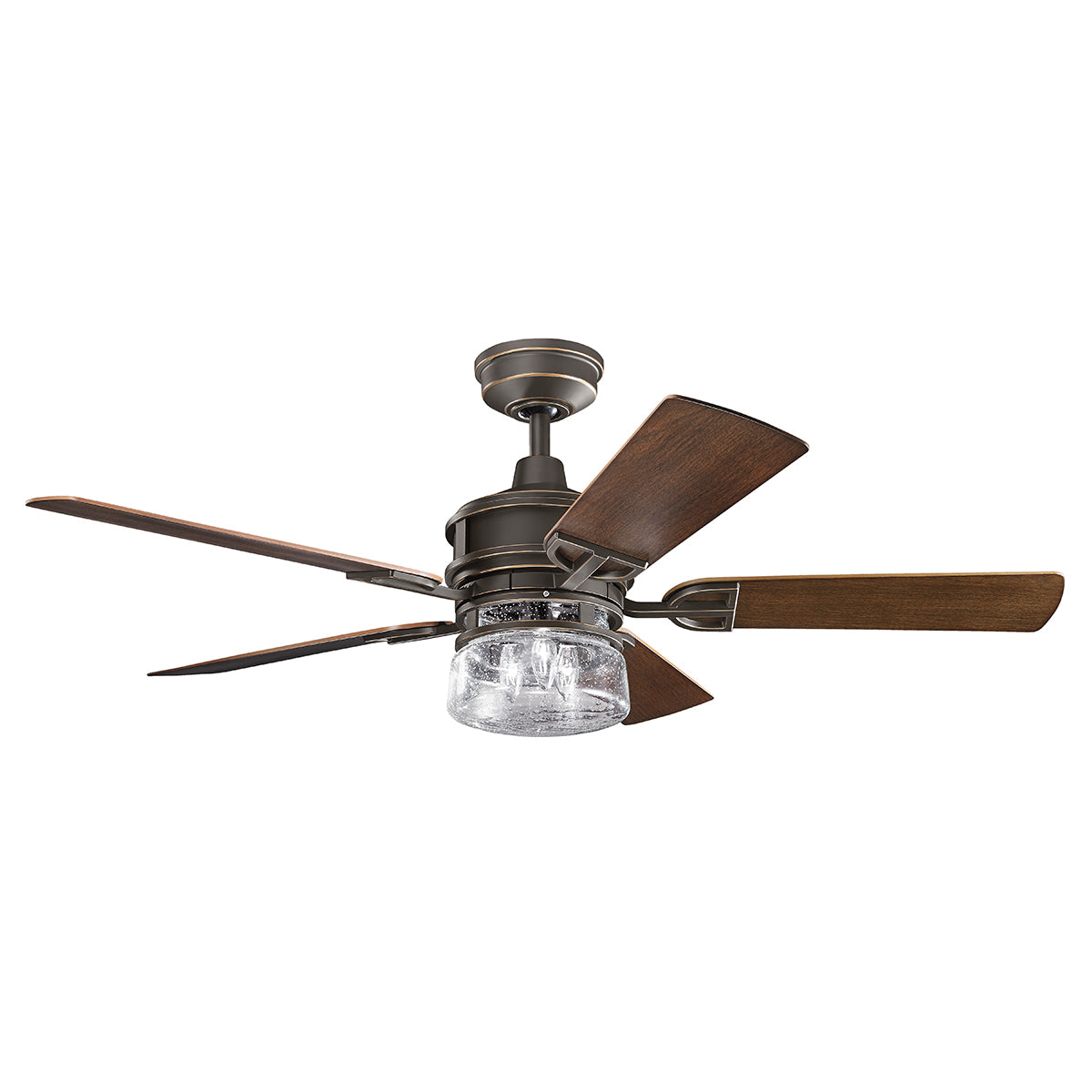 Deckenventilator 'Lyndon Patio', Ø 13.2 cm, Bronze – Wintermodus