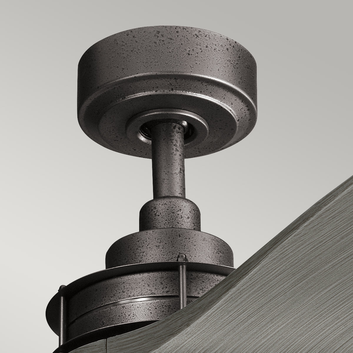 Deckenventilator 'Ried', Ø 14.2 cm, Amboss-Eisen