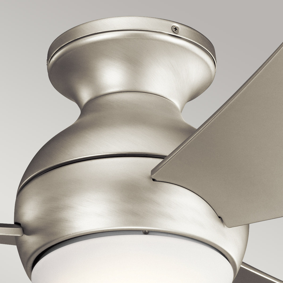 Kichler Sola Deckenventilator Gebürstetes Nickel – Detailansicht