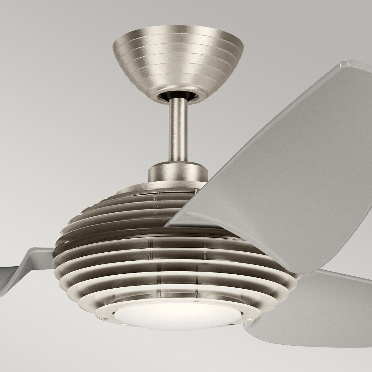 Kichler Voya Indoor Ventilatoren Brushed Stainless Steel – Wohnambiente
