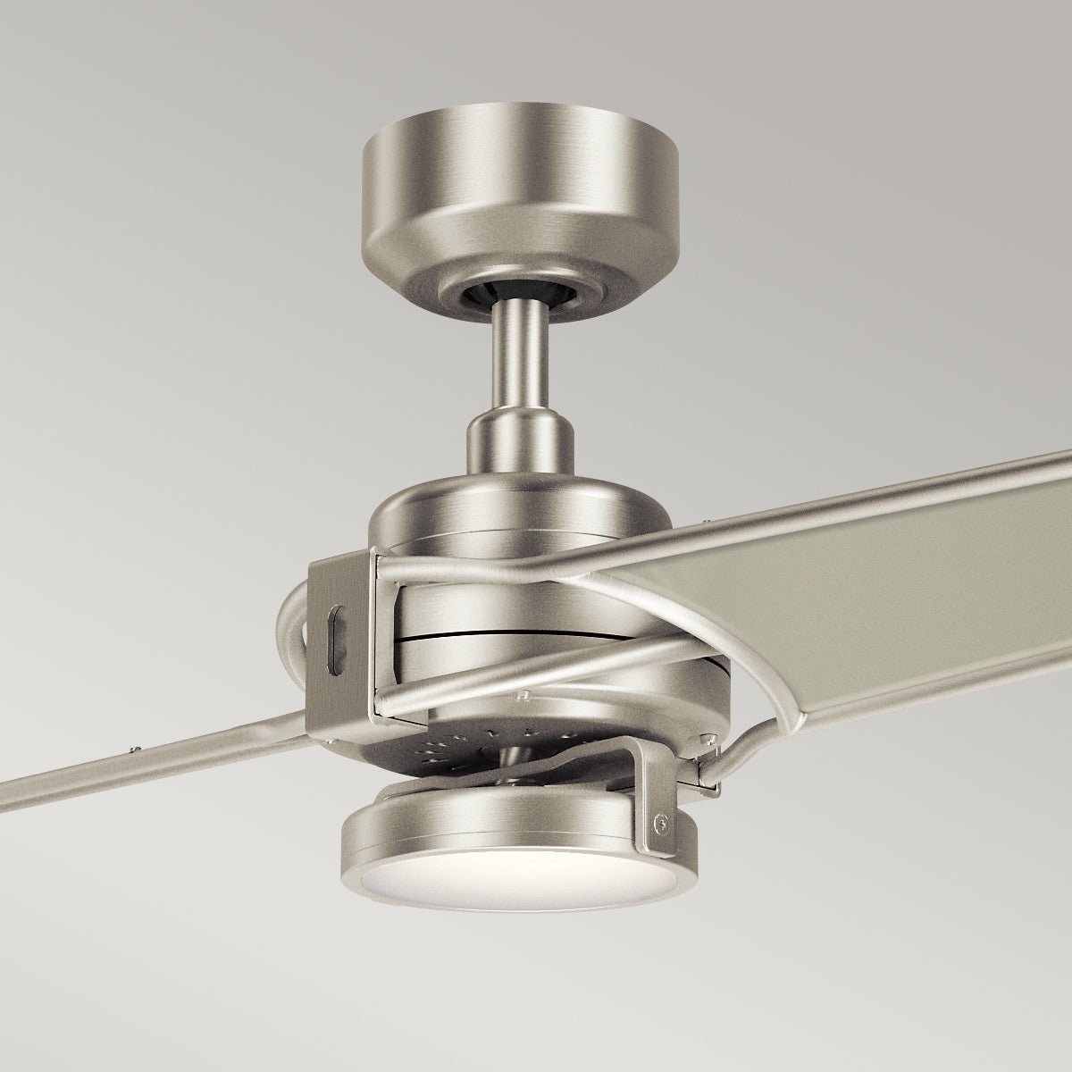 Kichler Xety Deckenventilator Gebürstetes Nickel – Detailansicht