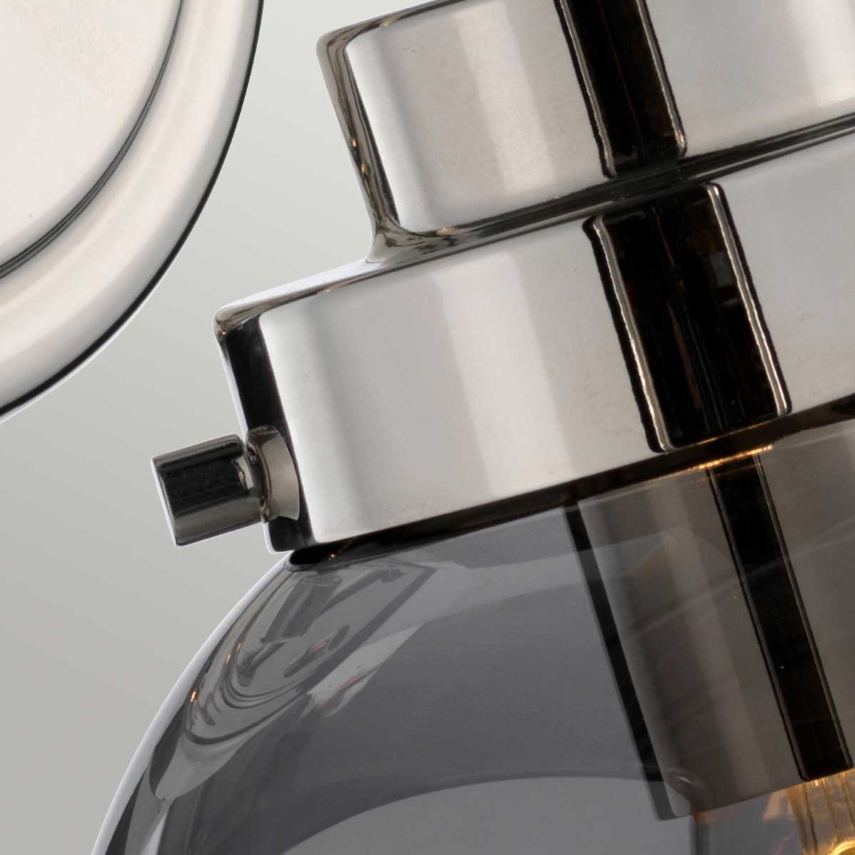 Elstead Kula Wandleuchte Nickel – Detailansicht 3