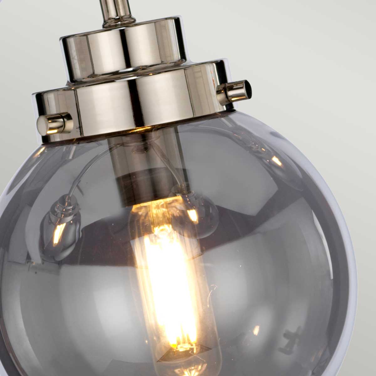 Elstead Kula Kronleuchter Nickel – Detailansicht 2