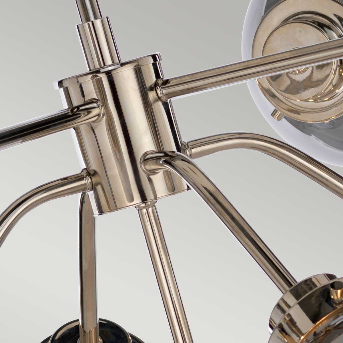 Elstead Kula Kronleuchter Nickel – Detailansicht 2