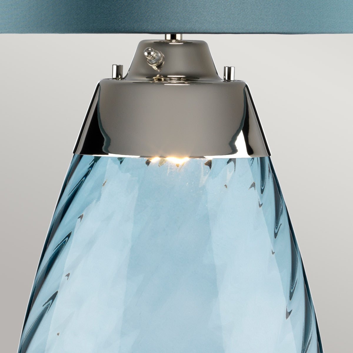 Elstead Lena Tischlampe Blau – Detailansicht 3