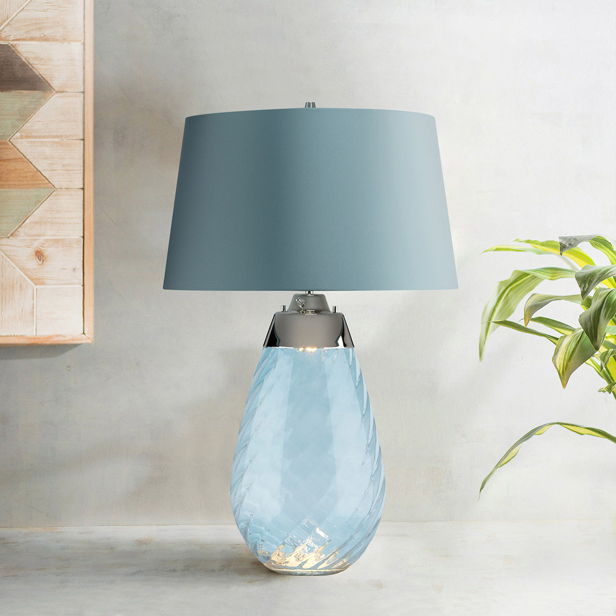 Elstead Lena Tischlampe Blau – Detailansicht 5