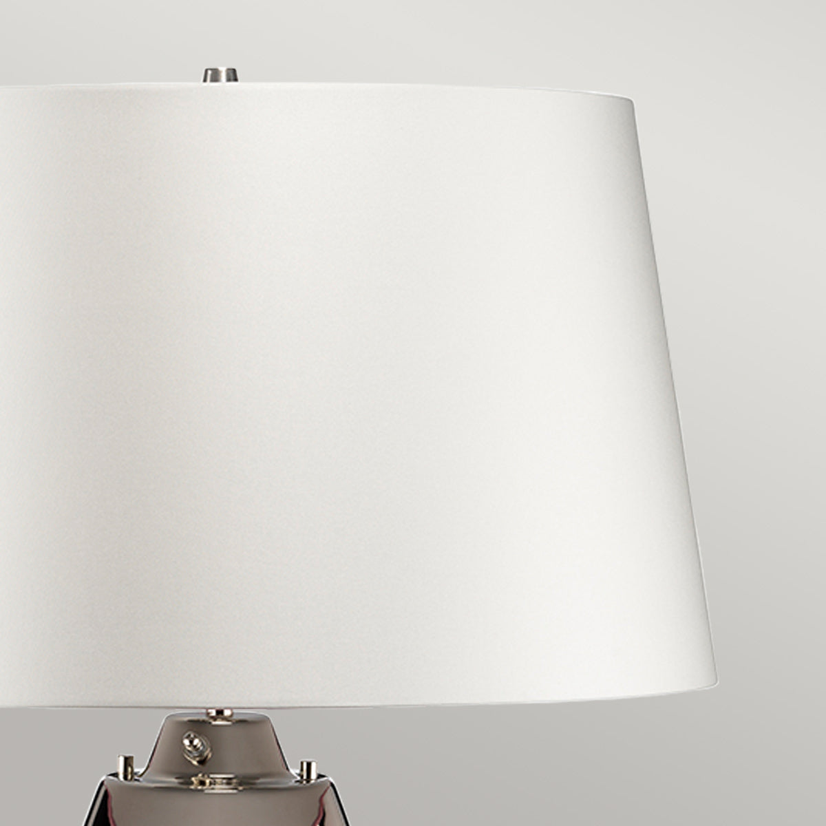 Elstead Lena Tischlampe Plum-tinted Glass / Off-White Shade – Wohnambiente