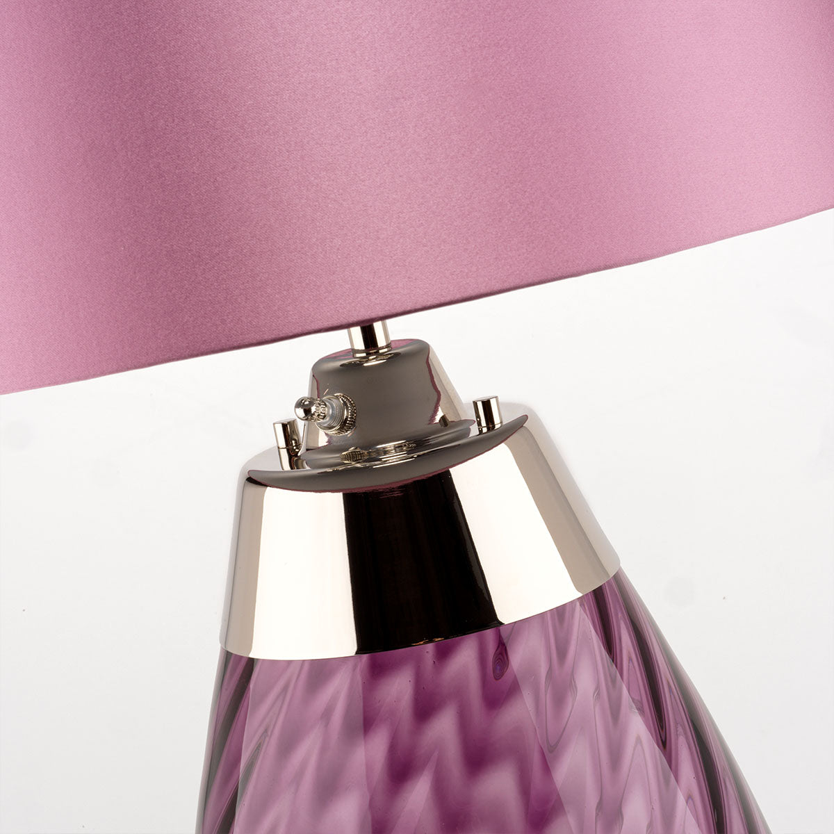 Elstead Lena Tischlampe Plum-tinted Glass / Heather Shade – Detailansicht 3