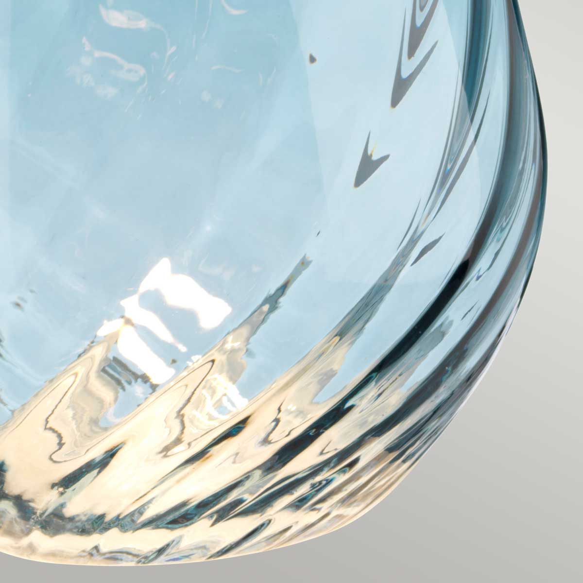 Elstead Lena Tischlampe Blau – Detailansicht