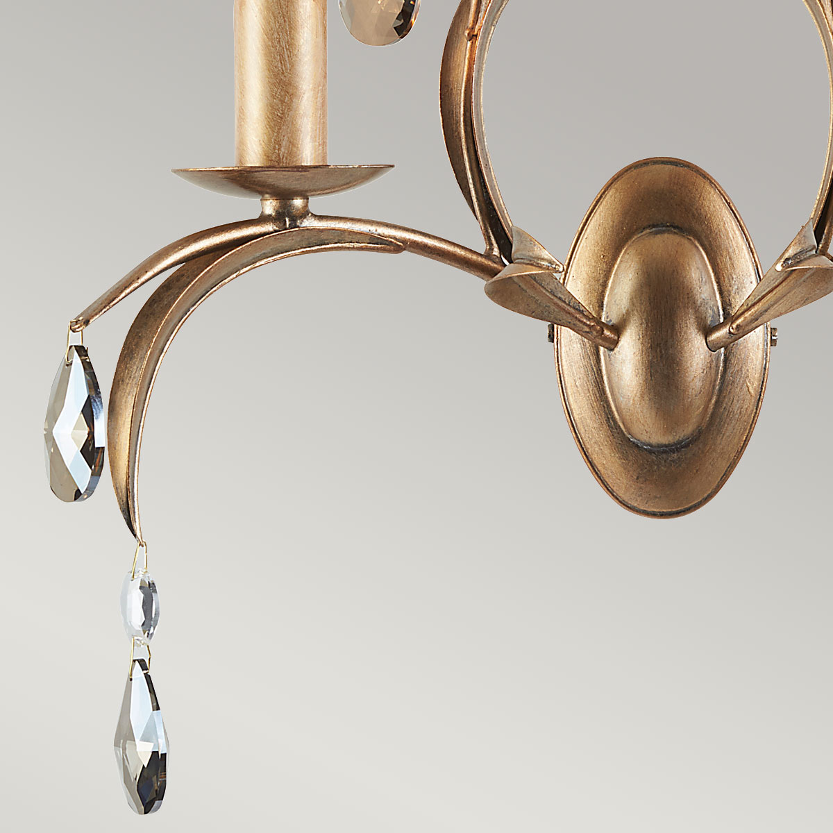 Elstead Lily Wandleuchte Bronze – Detailansicht