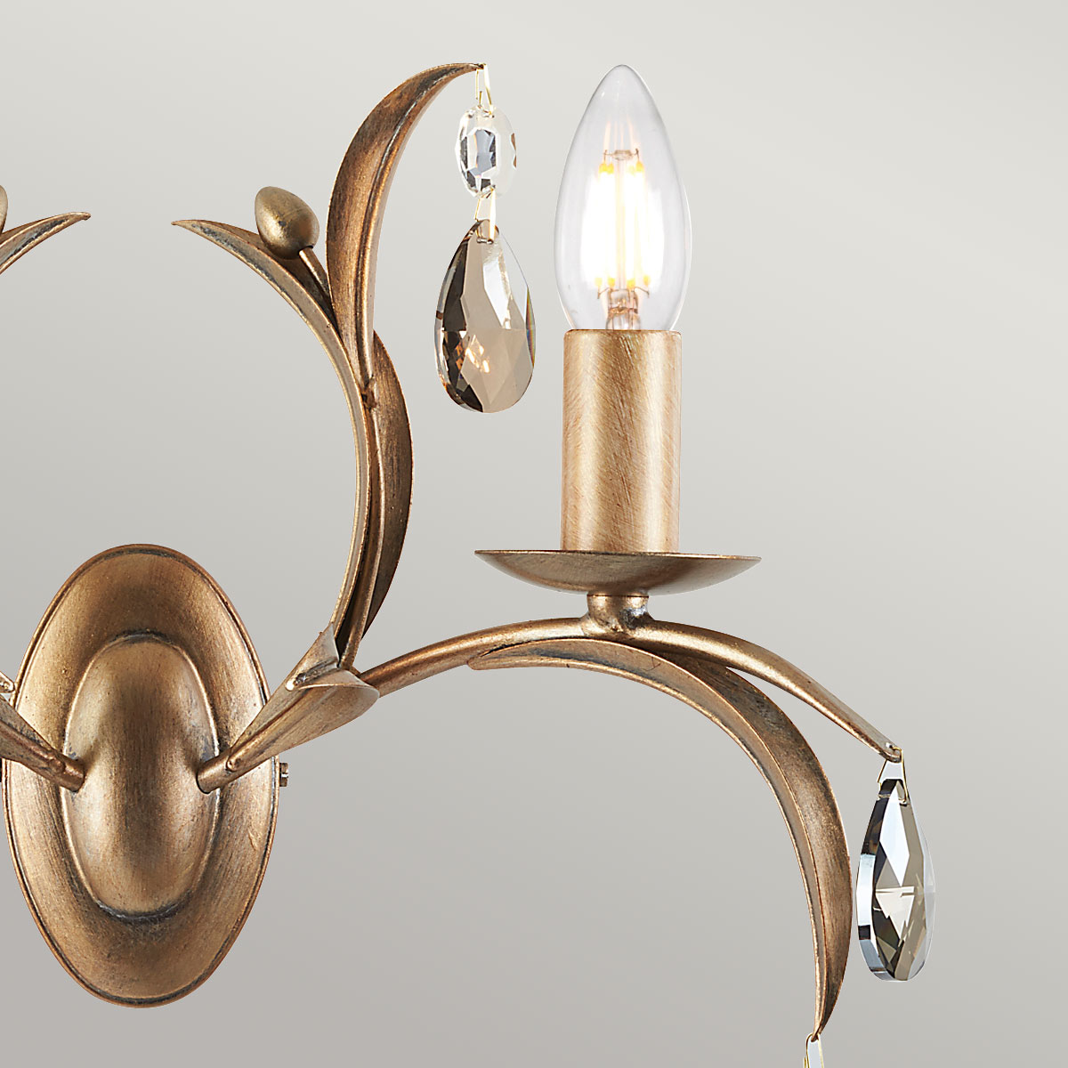 Elstead Lily Wandleuchte Bronze – Detailansicht 2
