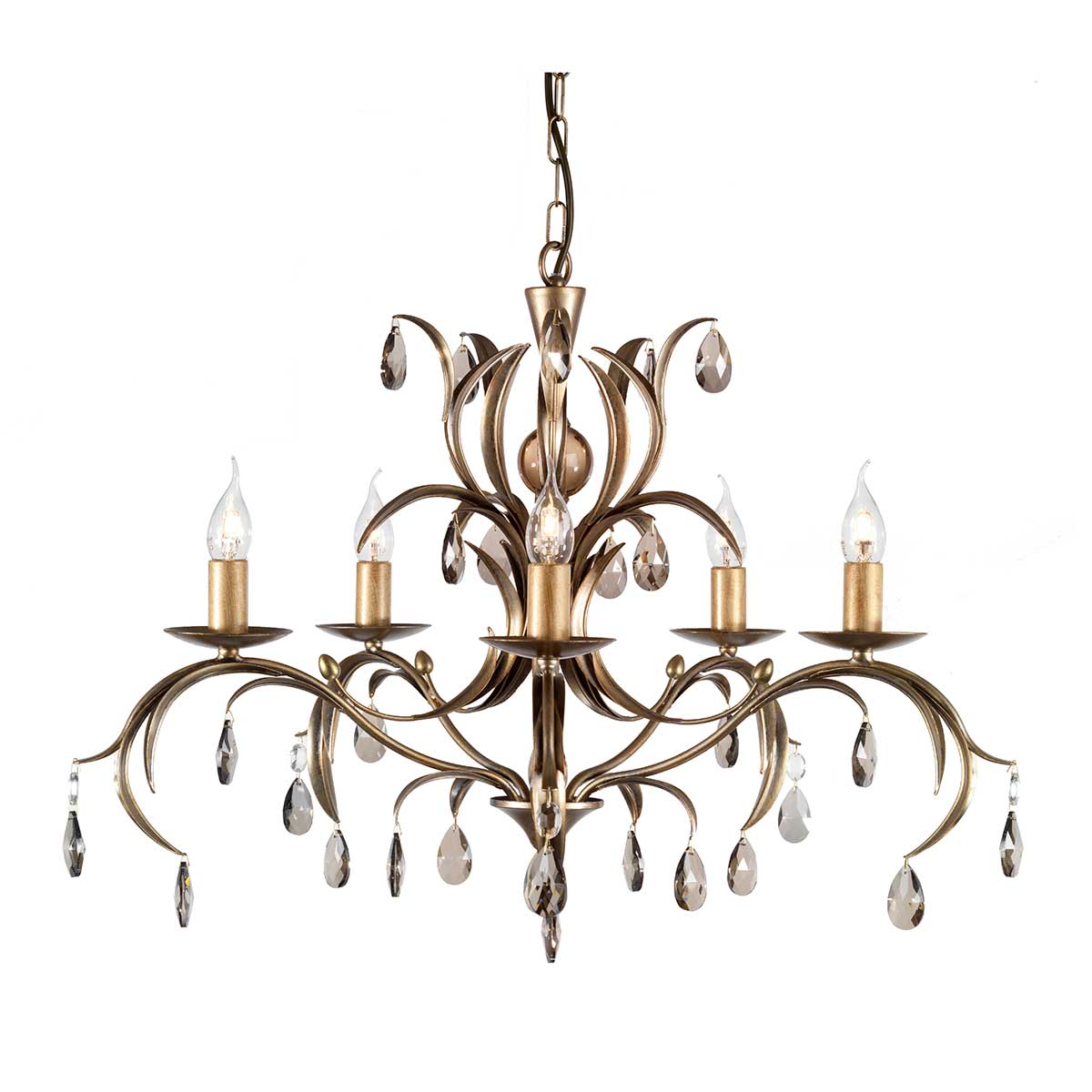 Elstead Lily Kronleuchter Bronze