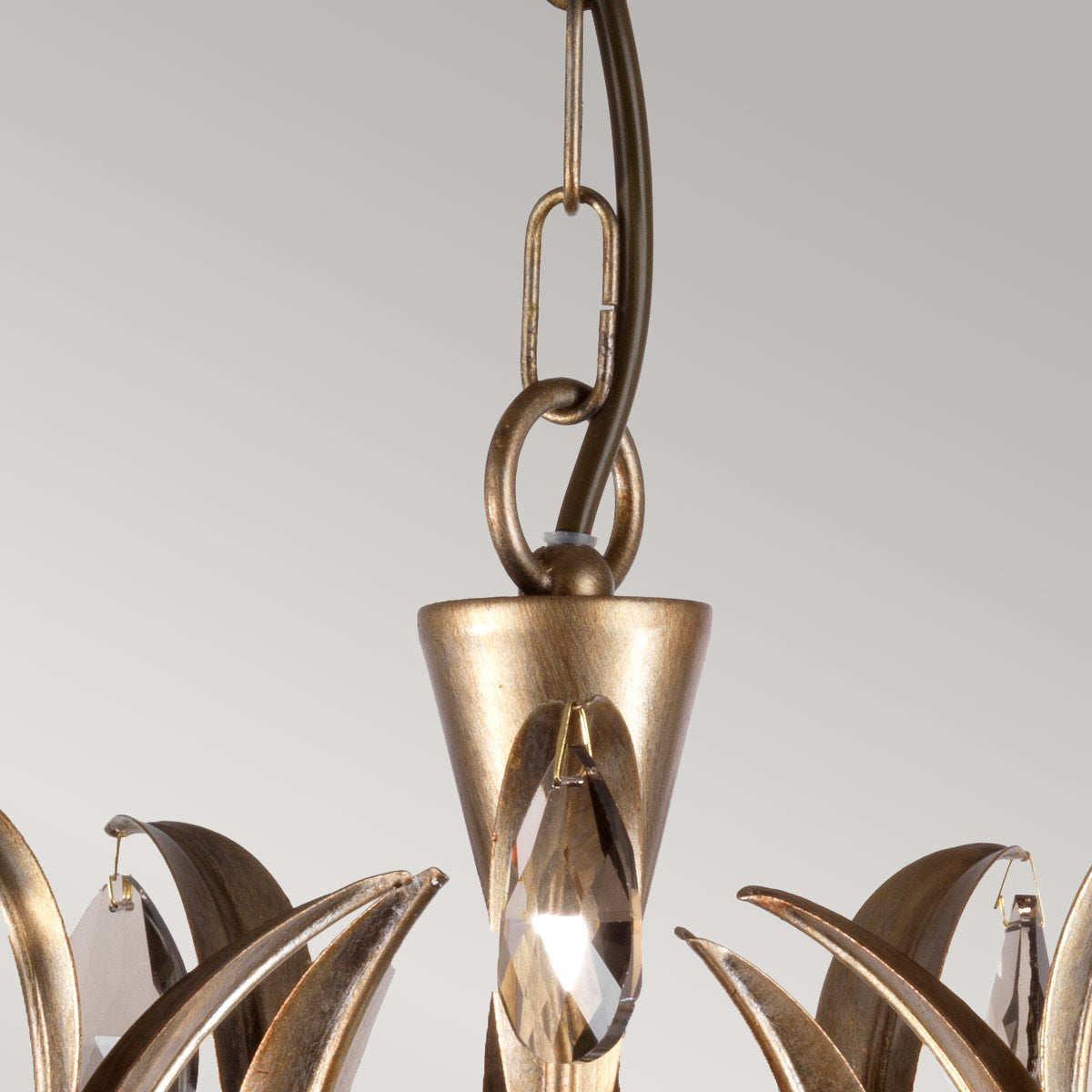 Elstead Lily Kronleuchter Bronze – Wohnambiente