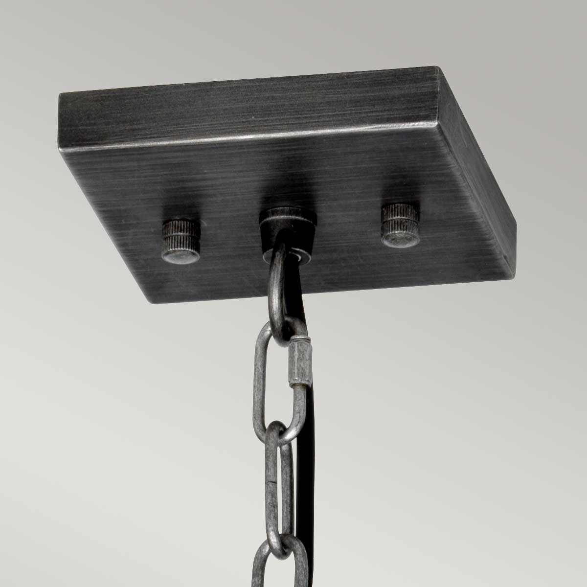 Elstead Louvre Pendelleuchte Gunmetal – Detailansicht 4