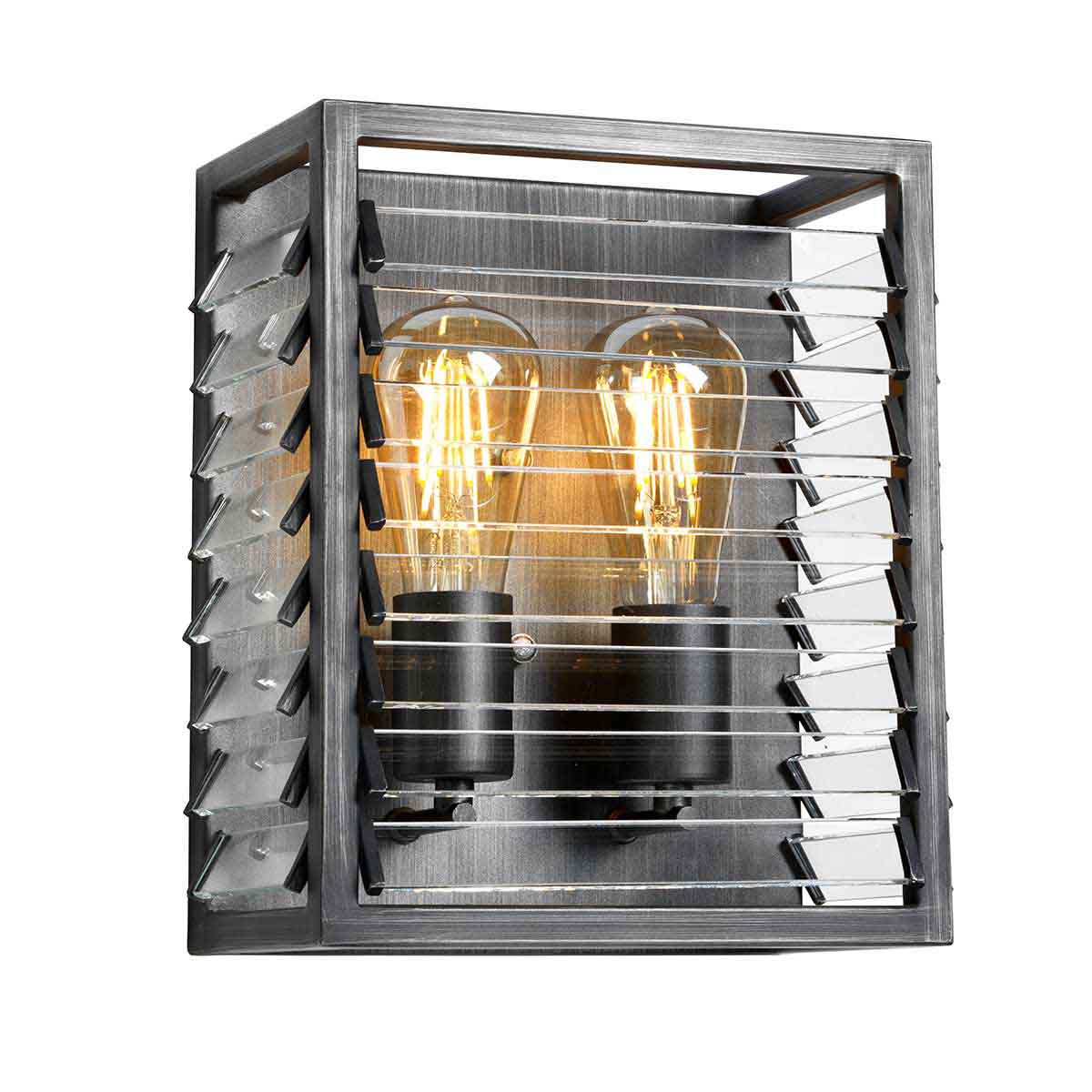 Elstead Louvre Wandleuchte Gunmetal